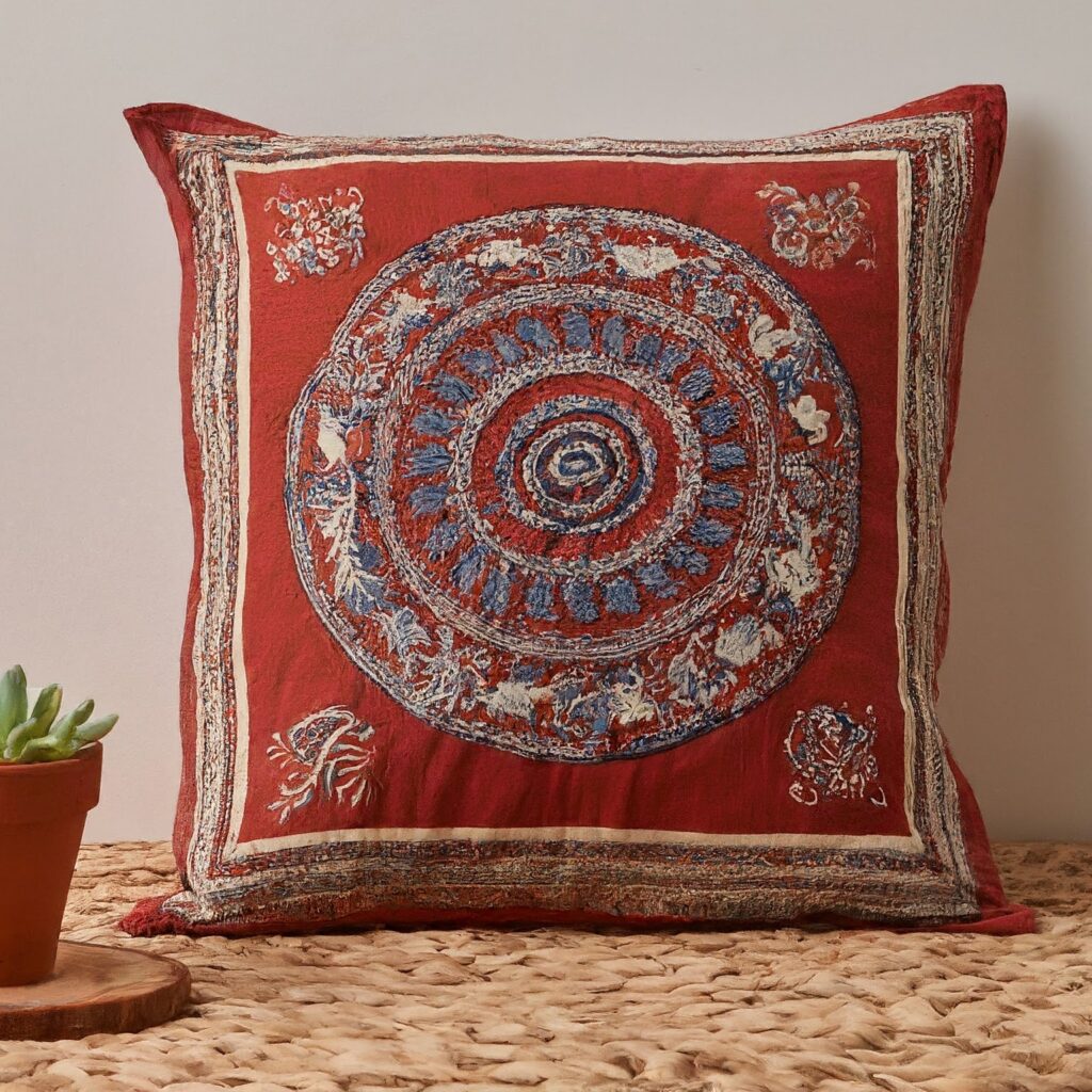 embroidered cushions in home decor pakistan