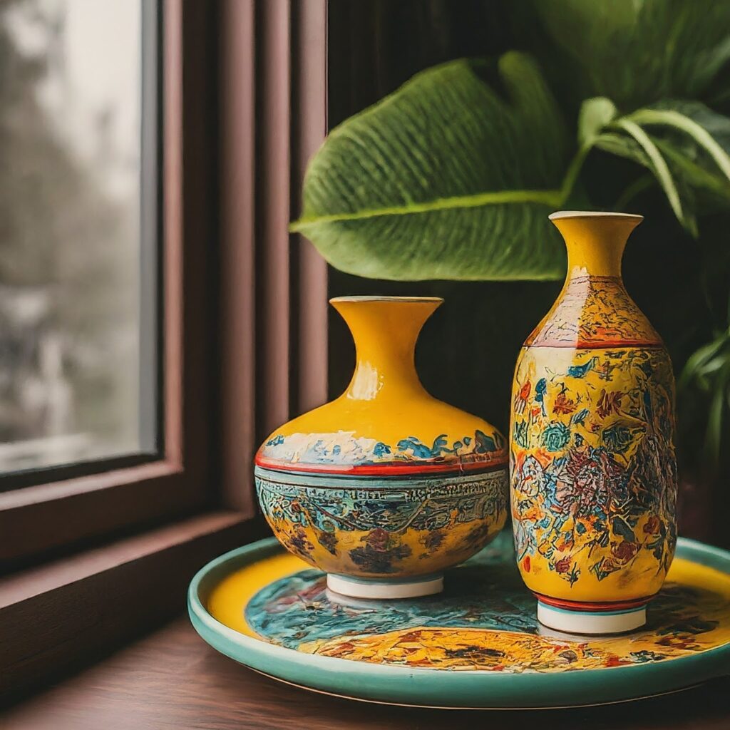 hand painted ceramics in home decor pakistan