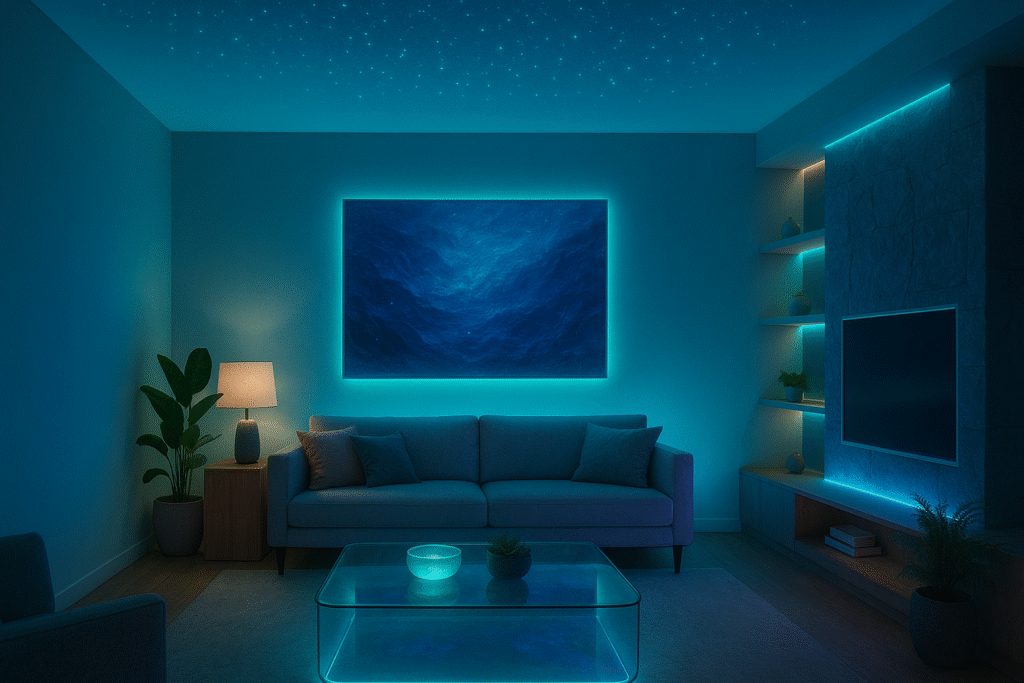 Bioluminescent-Inspired Home Décor