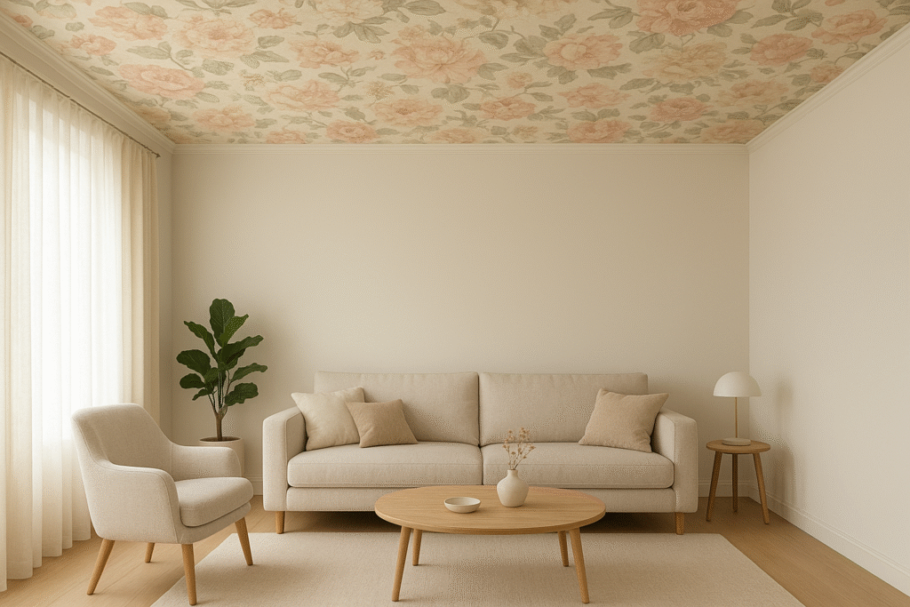 Ceiling Wallpaper for Unique Textures